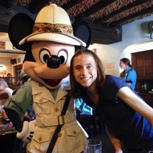 me and mickey mouse