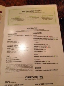 pf changs gf menu